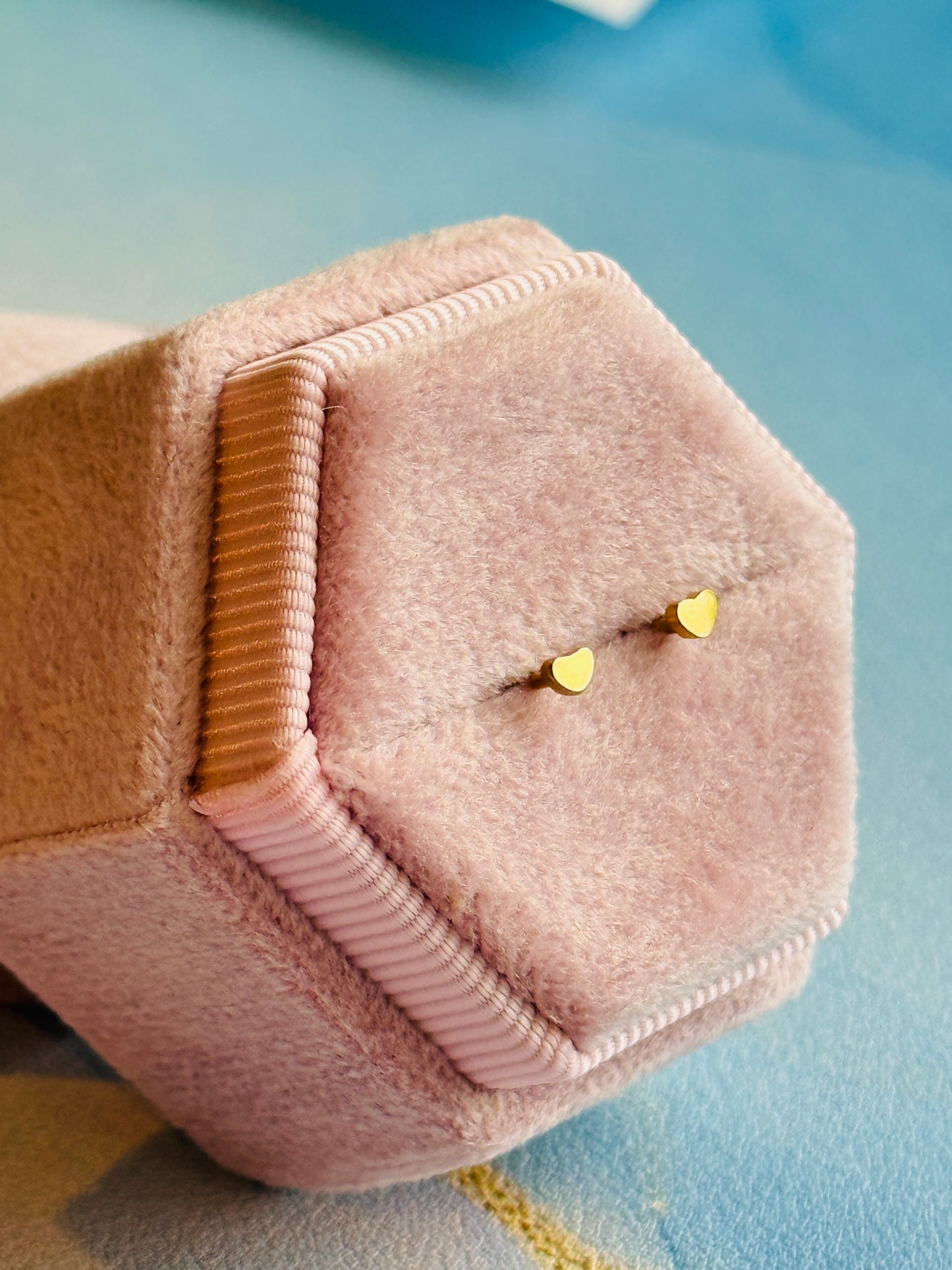 Dainty Heart Stud Earrings