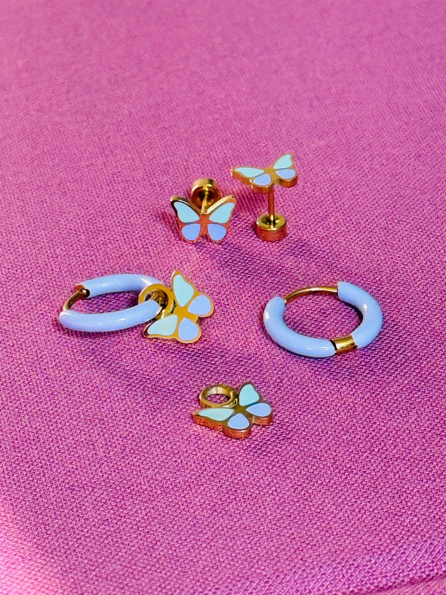 Spring Butterfly Studs