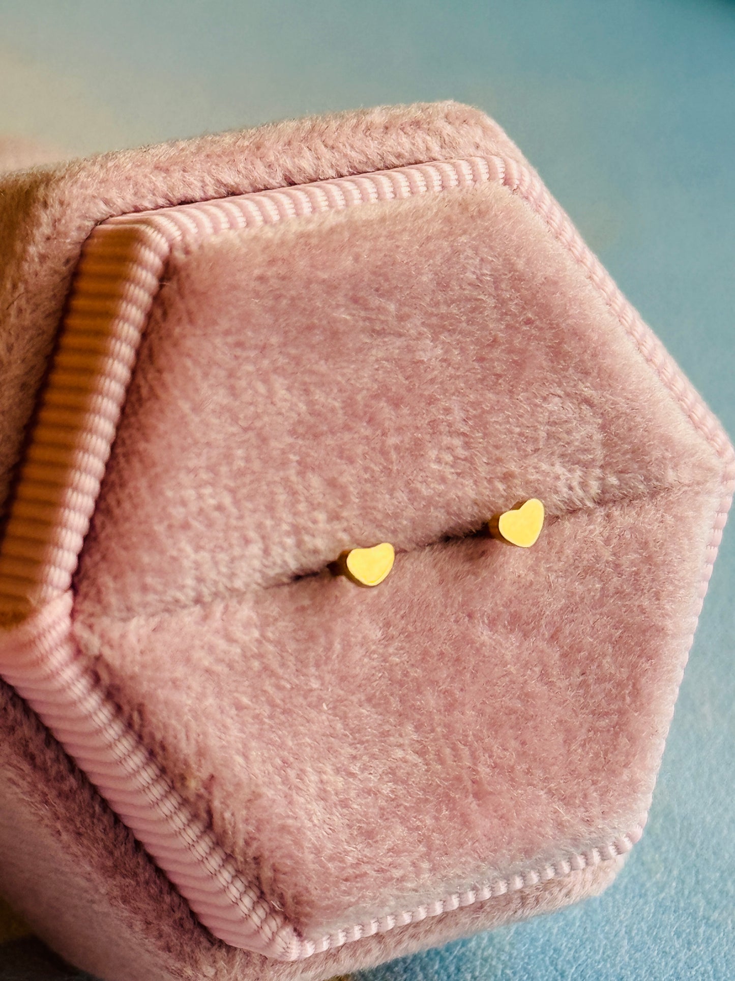 Dainty Heart Stud Earrings