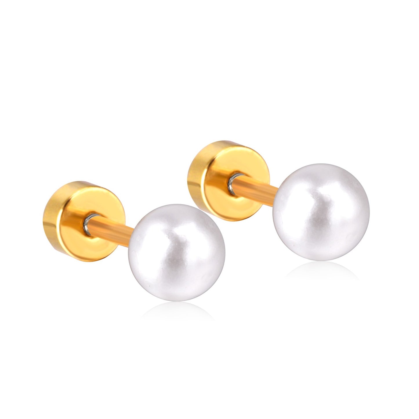 Faux Pearl studs