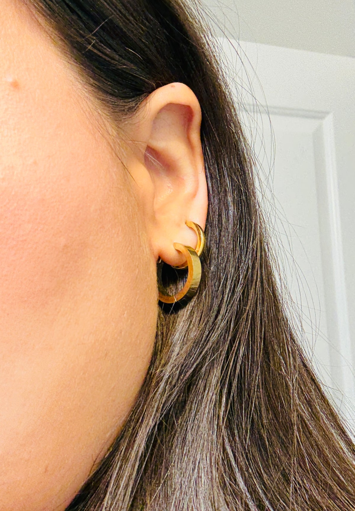 Basic Gold Large Infinity Hoops