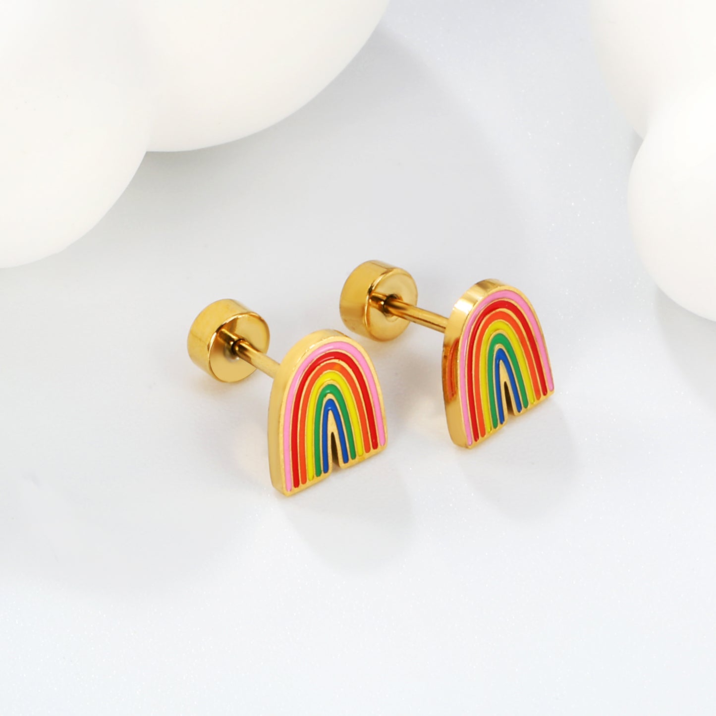 Rainbow studs