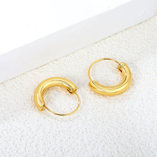 Chunky Semicircle Hoops