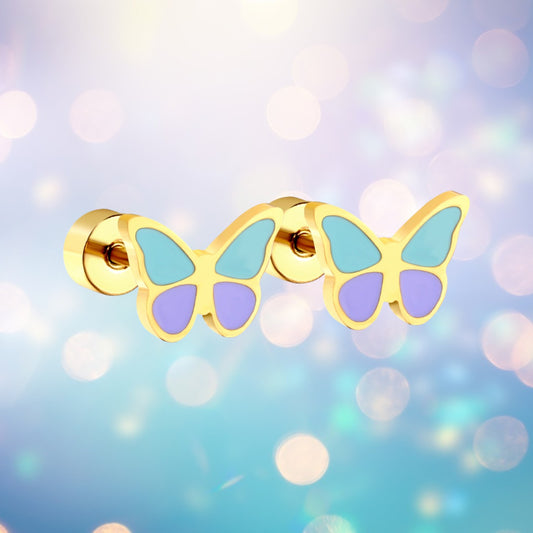 Spring Butterfly studs