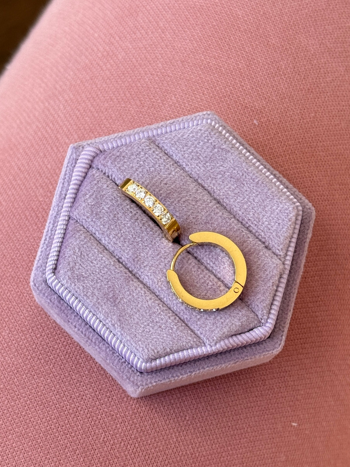 5 Crystals Hoops