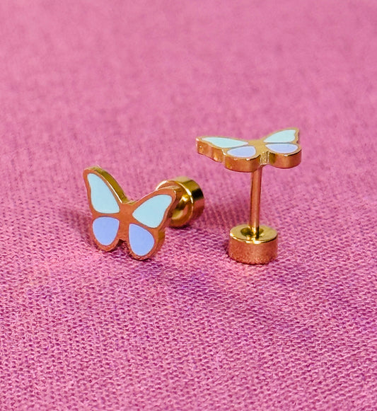 Spring Butterfly Studs