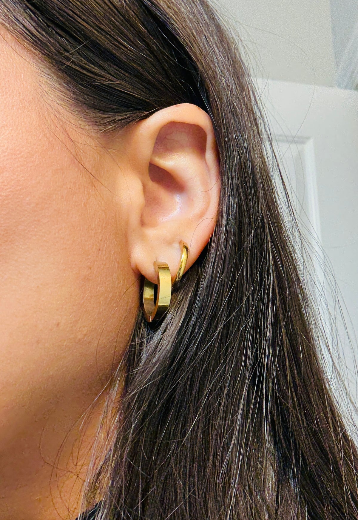 Basic Gold Large Infinity Hoops