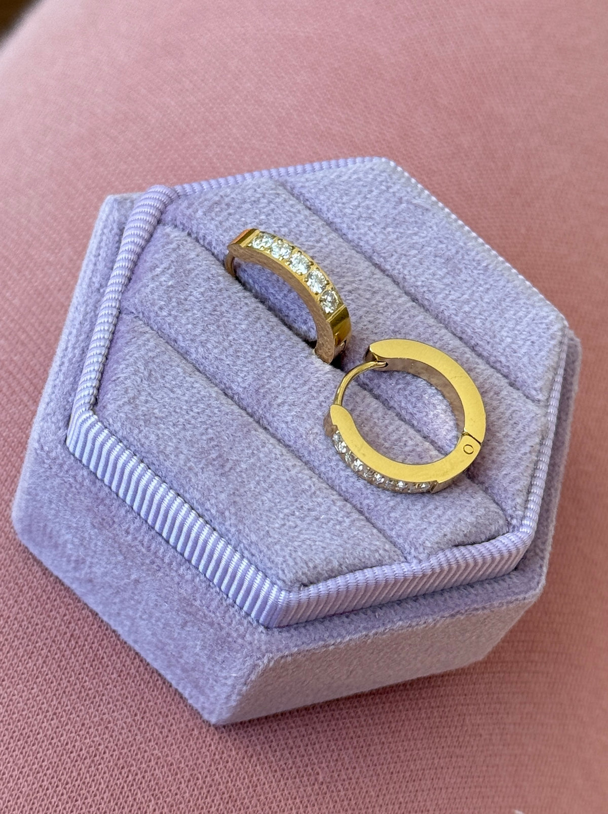 5 Crystals Hoops