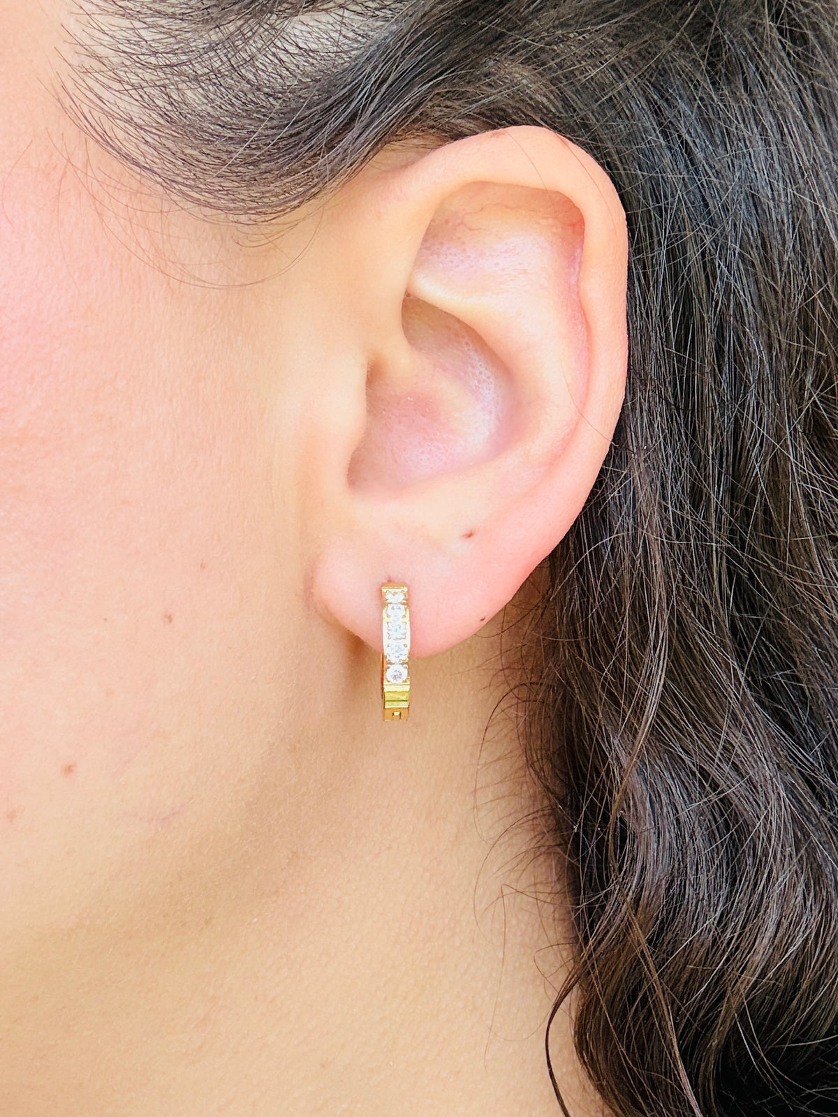 5 Crystals Hoops