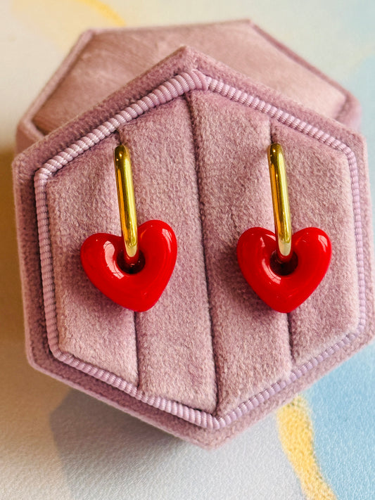 Red Heart Oblong Hoops