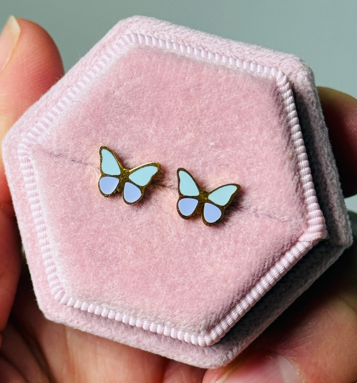 Spring Butterfly Studs