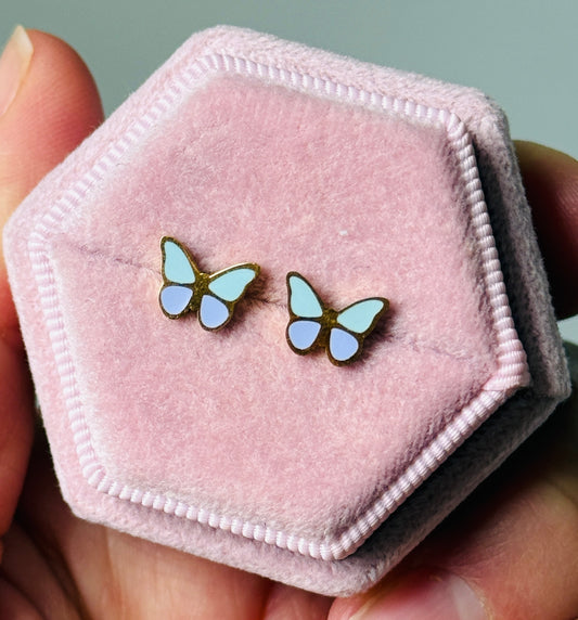 Spring Butterfly Studs