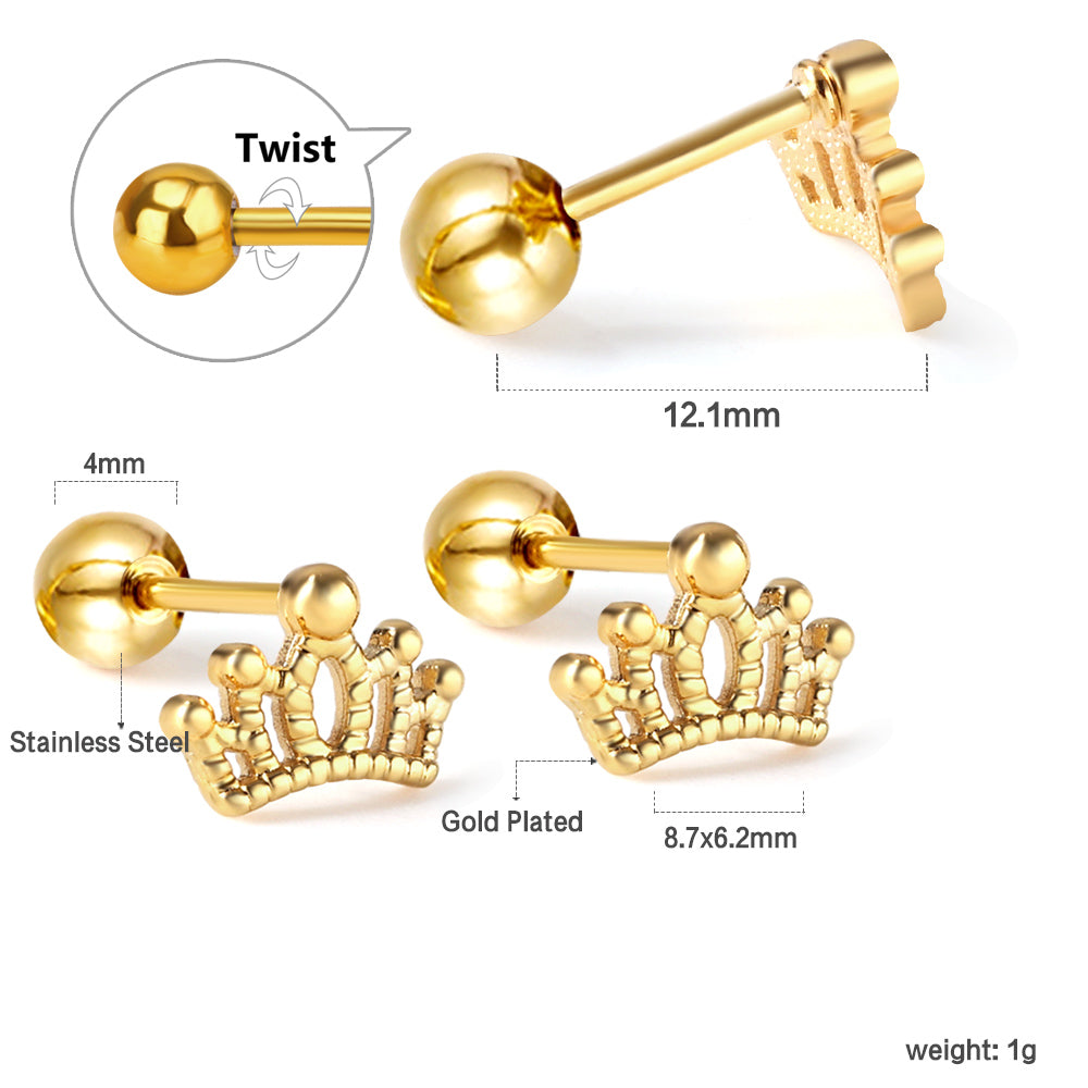 Crown studs