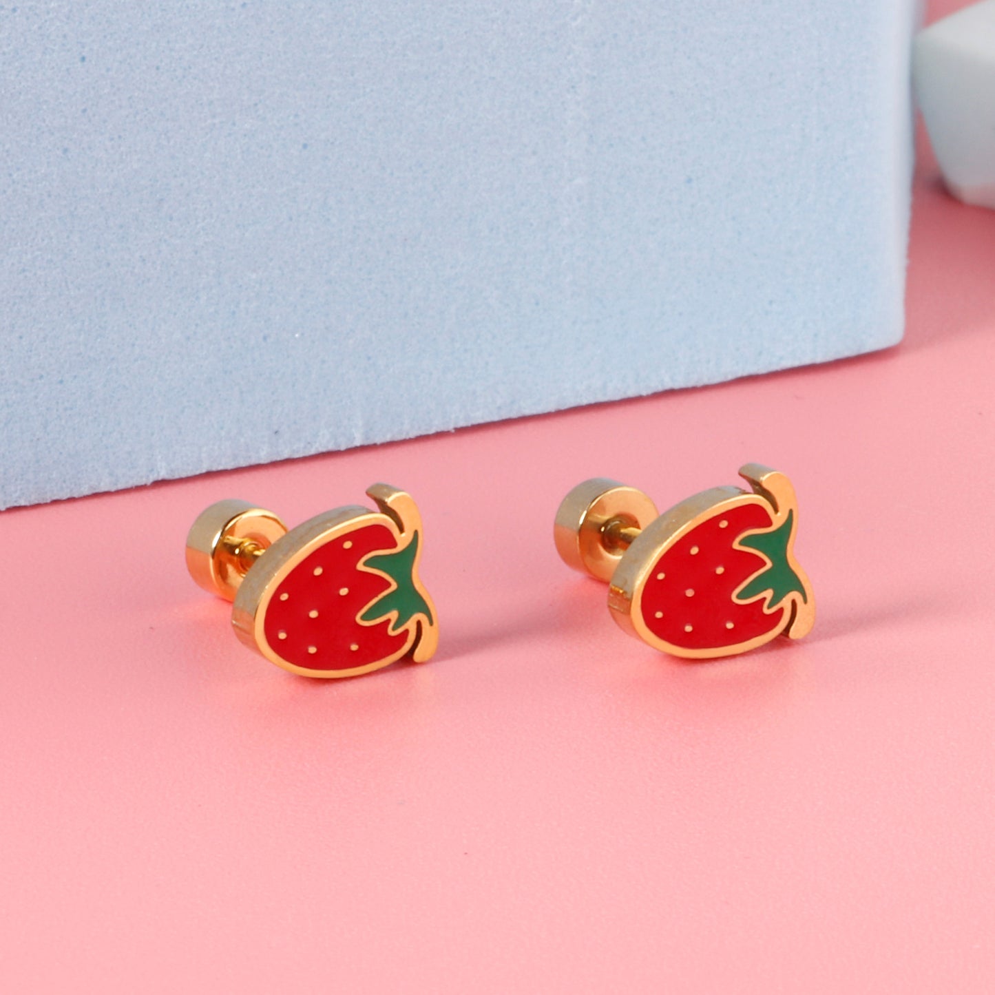 Strawberry studs