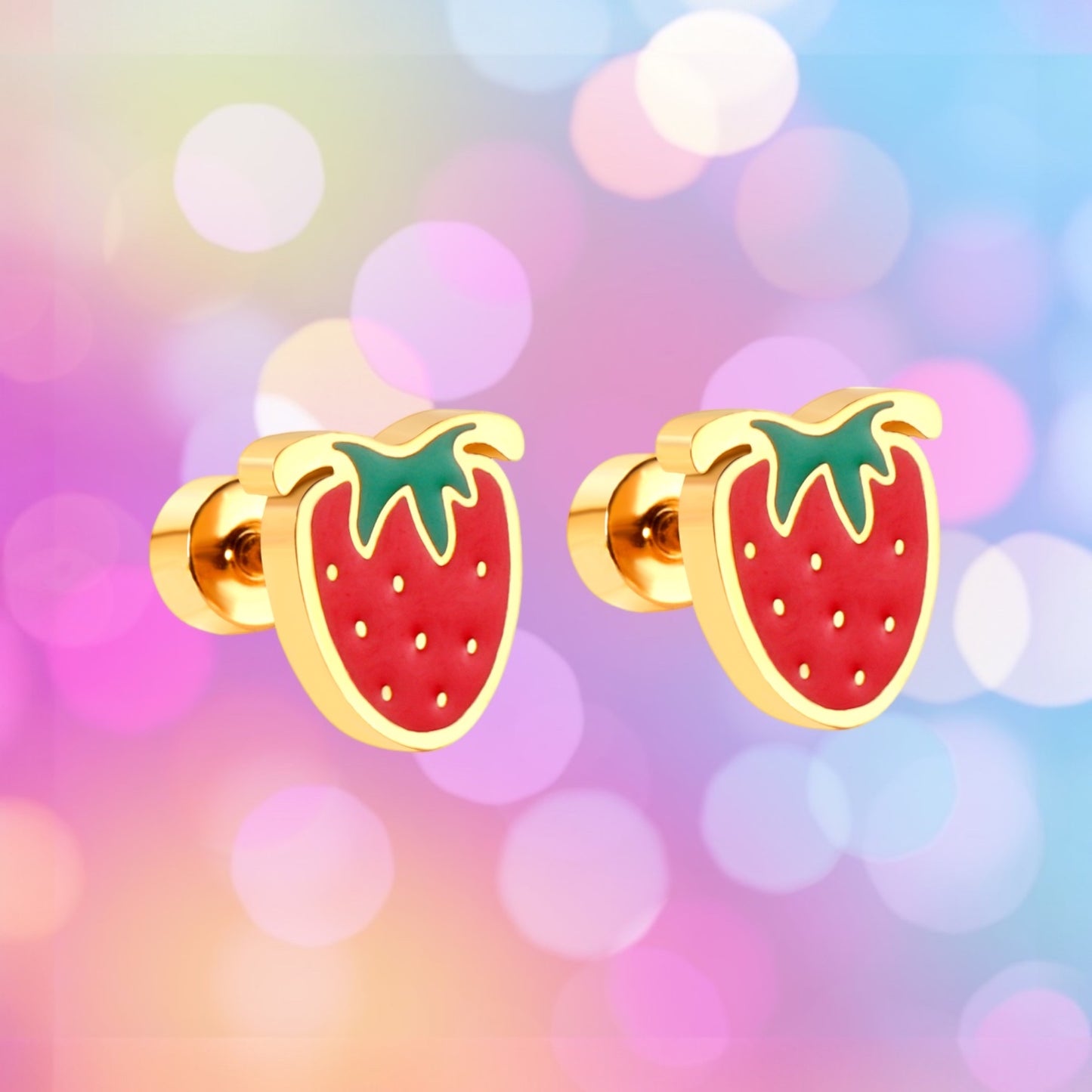 Strawberry studs