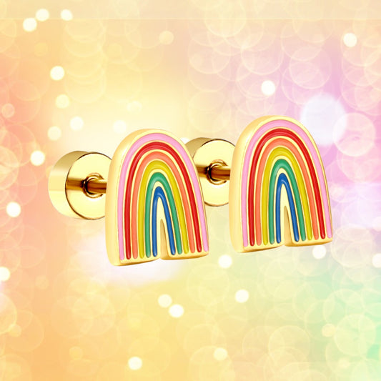 Rainbow studs